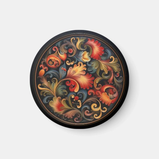 Rosepaint Modern 2 van 6 Magneet (Voorkant)