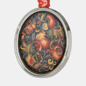 Rosepaint Modern 2 van 6 Metalen Ornament (Links)