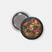 Rosepaint Modern 3 van 6 Magneet (Voorkant / Achterkant)