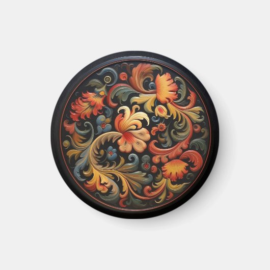 Rosepaint Modern 3 van 6 Magneet (Voorkant)