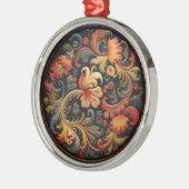 Rosepaint Modern 3 van 6 Metalen Ornament (Links)