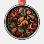 Rosepaint Modern 4 van 6 Metalen Ornament (Voorkant)