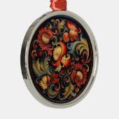 Rosepaint Modern 6 van 6 Metalen Ornament (Rechts)