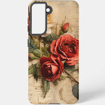 RosePhone Hoesje Samsung Galaxy Hoesje<br><div class="desc">Charmant ontwerp met levendige donkerroze en witte rozen op een handgeschreven letterachtergrond. Het is als een prachtige liefdesbrief tot leven gebracht! De combinatie van de romantische rozen en de nostalgische sfeer van de handgeschreven brief creëer is een echt betoverend ontwerp. Val op en show je persoonlijkheid met deze unieke telefoonhoes!...</div>