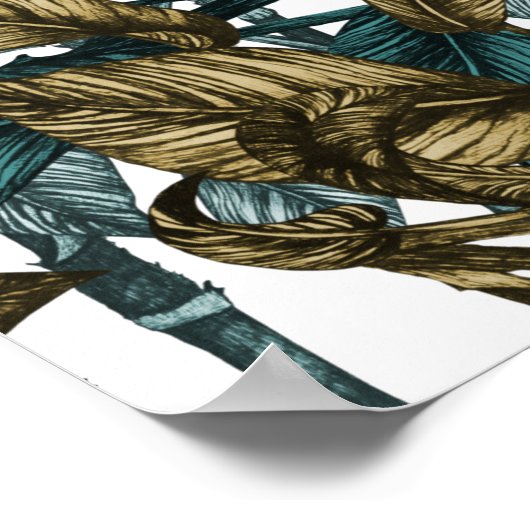 Roseplatina® Design Collection-weergave Poster (Hoek)