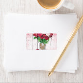Roses Adreslabel Etiket (Insitu)