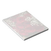 Roses and Baby's Breath Notepads Notitieblok (Schuin)