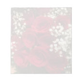 Roses and Baby's Breath Notepads Notitieblok (Voorkant)