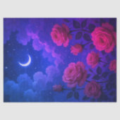 Roses and Moonlight Tissue Paper Tissuepapier (Voorkant)