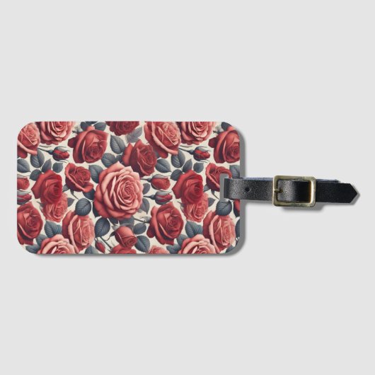 Roses are Red Bagagelabel (Voorkant (horizontaal))
