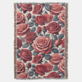 Roses are Red Deken (Voorkant Verticaal)