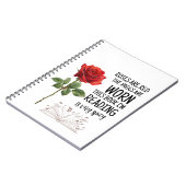Roses Are Red This Book Is Very Spicy Book Lover  Notitieboek (Linkerzijde)
