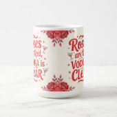 Roses are red vodka is clear koffiemok (Center)