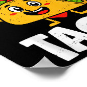 Roses Blah Tacos Funny Valentines Food Lover Men W Poster (Hoek)