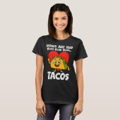 Roses Blah Tacos Funny Valentines Food Lover Men W T-shirt (Voorkant volledig)