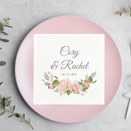  Roses Bouquet Weddenschap Paper Servet