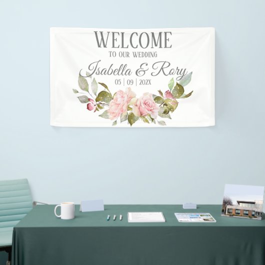  Roses Bouquet Wedding Spandoek (Beurs)
