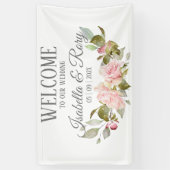  Roses Bouquet Wedding Spandoek (Verticaal)