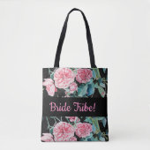 Roses Bride Wedding Bridesmaid Canvas tas (Voorkant)