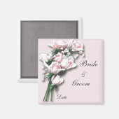 Roses Bruid&Groom Magneet (Voorkant / Achterkant)