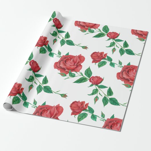 Roses Cadeaupapier (Uitgerold)