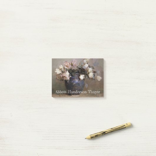 Roses Classic Painting Abbott Handerson Post-it® Notes (Op bureau)