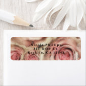 Roses Elegant Vrijgezellenfeest Party Invitation Etiket (Insitu)