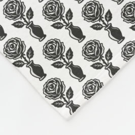 Roses Eyes Fleece Deken