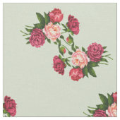Roses Fabric Stof (Close Up)