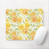 Roses Floral Bouquet Pattern Muismat (Met muis)