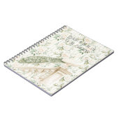 Roses Floral Peacock Beauty Is  Notitieboek (Linkerzijde)