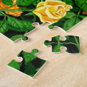 Roses Geel rozen Gootpuzzel Legpuzzel (Zijkant)