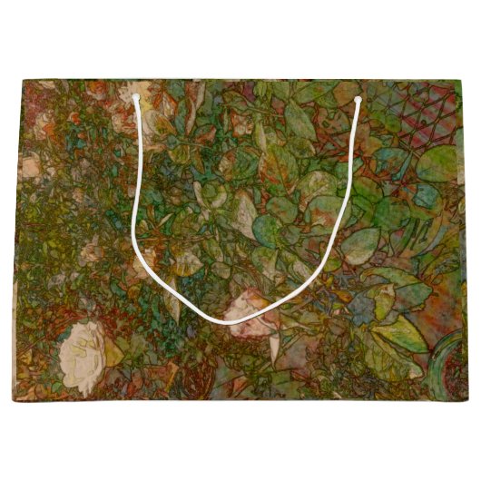 Roses gift bag groot cadeauzakje (Voorkant)