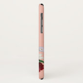  Roses Girly Floral Initiaal Naam Case-Mate iPhone Case (Achterkant/links)