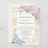  Roses Gold Princess Vrijgezellenfeest Kaart (Voorkant)