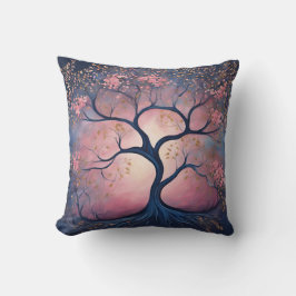 Roses Grow Trees AI kunst Kussen