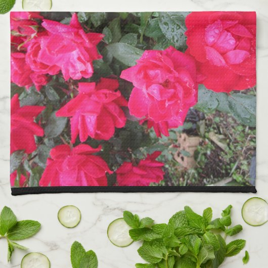 ROSES handdoek (Gevouwen)