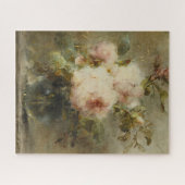 Roses in a Vase by Margaretha Roosenboom Legpuzzel (Horizontaal)