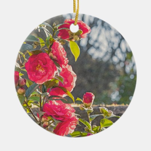 Roses keramisch ornament (Voorkant)