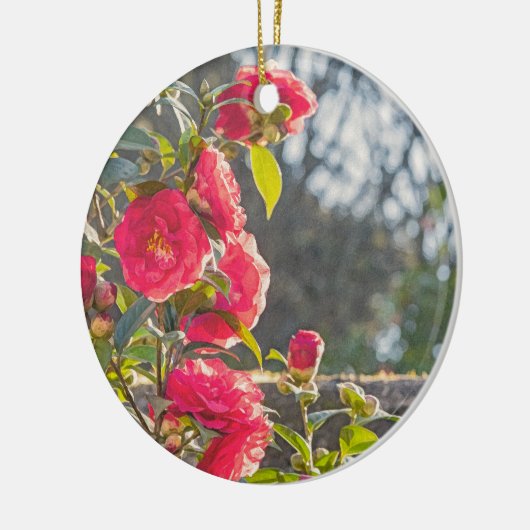 Roses keramisch ornament (Links)