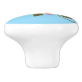 Roses Keramische Knop (Zijkant)