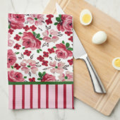  Roses Kitchen Towel Theedoek (Quarter Fold)