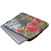 Roses  laptop sleeve (Voorkant onderkant)