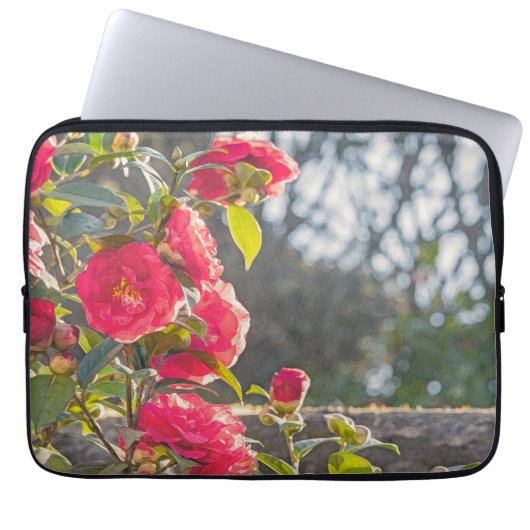 Roses  laptop sleeve (Voorkant)