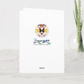 Roses Mandala, Greeting Card Kaart (Achterkant)