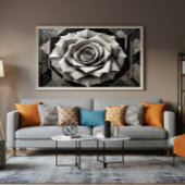 Roses of Fractured Light Canvas Afdruk