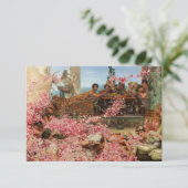 Roses of Heliogabalus by Lawrence Alma-Tadema Bedankkaart (Staand voorkant)