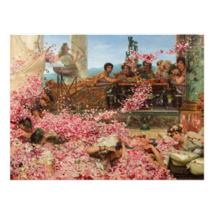 Roses of Heliogabalus by Lawrence Alma-Tadema Foto Afdruk