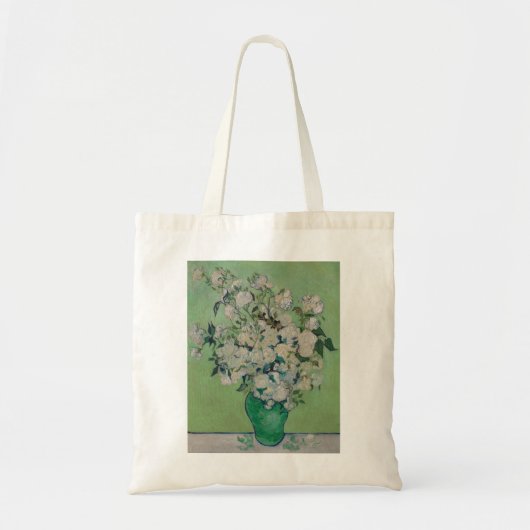 Roses painting by Vincent Van Gogh 1890 Tote Bag (Voorkant)