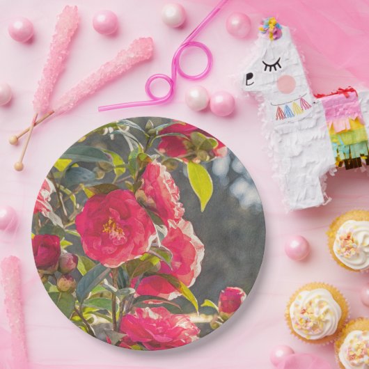 Roses  papieren bordje (Feest)